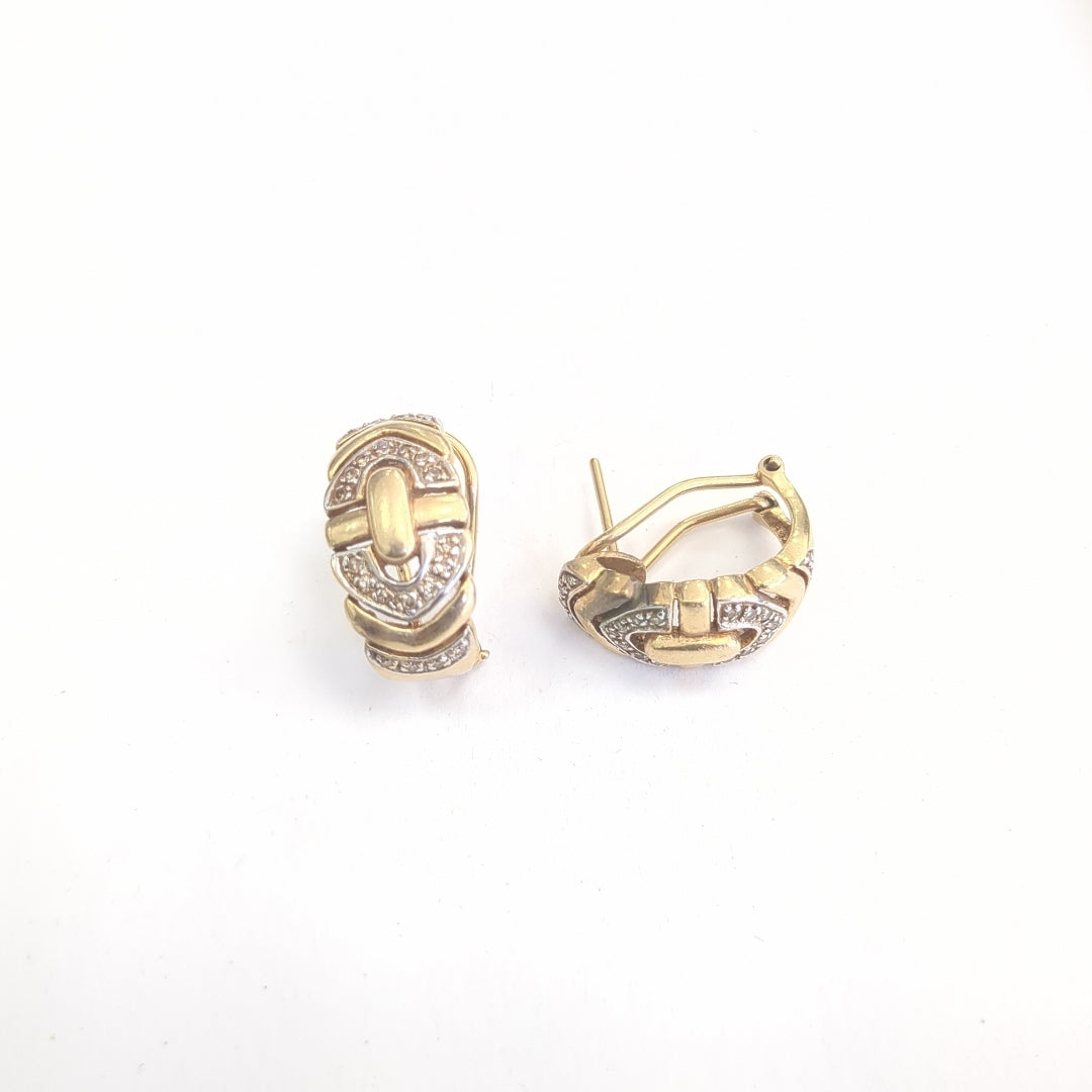 ARRACADAS PAR ORO 14 K 8.2 GRMS (SEMINUEVO)