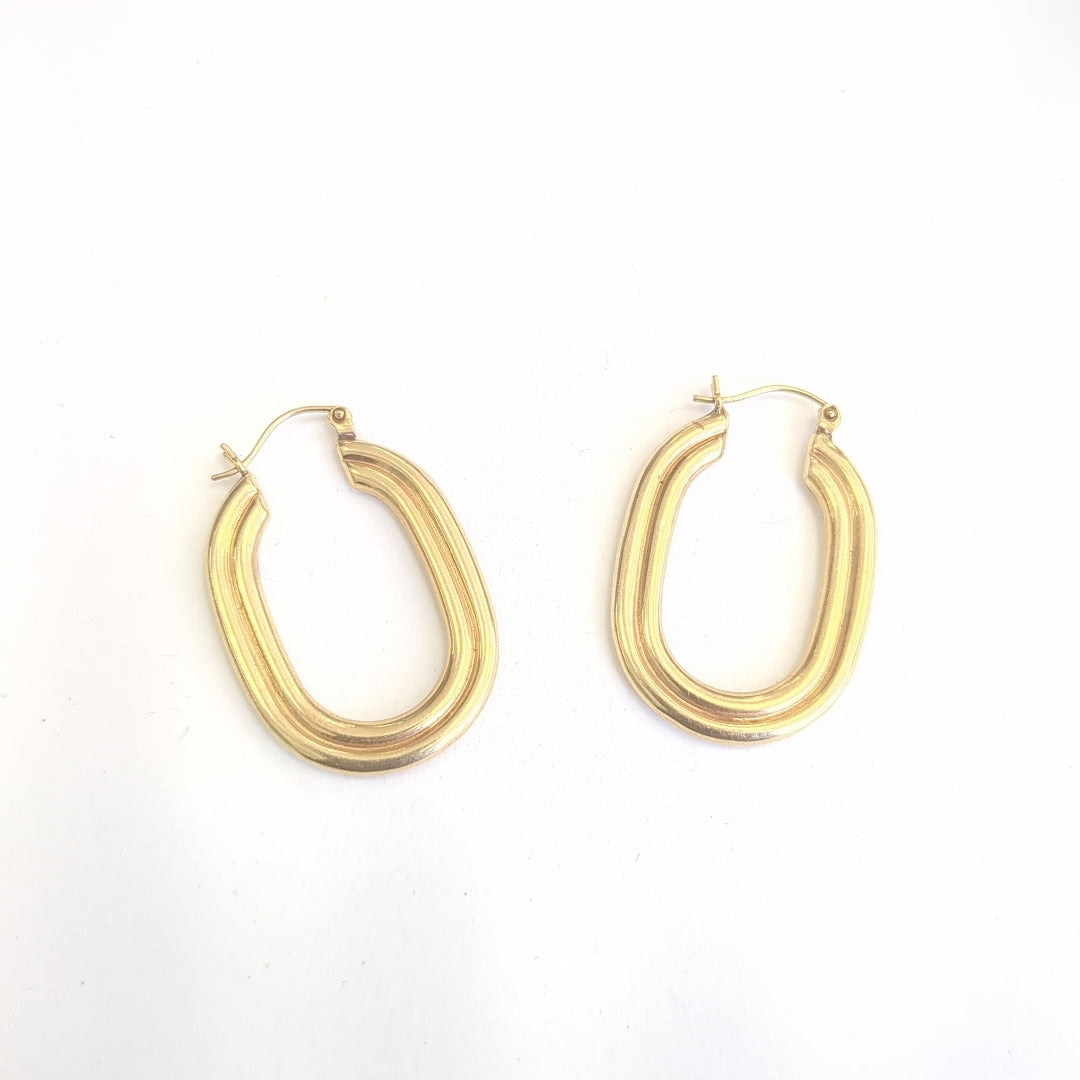 ARRACADAS PAR ORO 10 K 3.5 GRMS (SEMINUEVO)