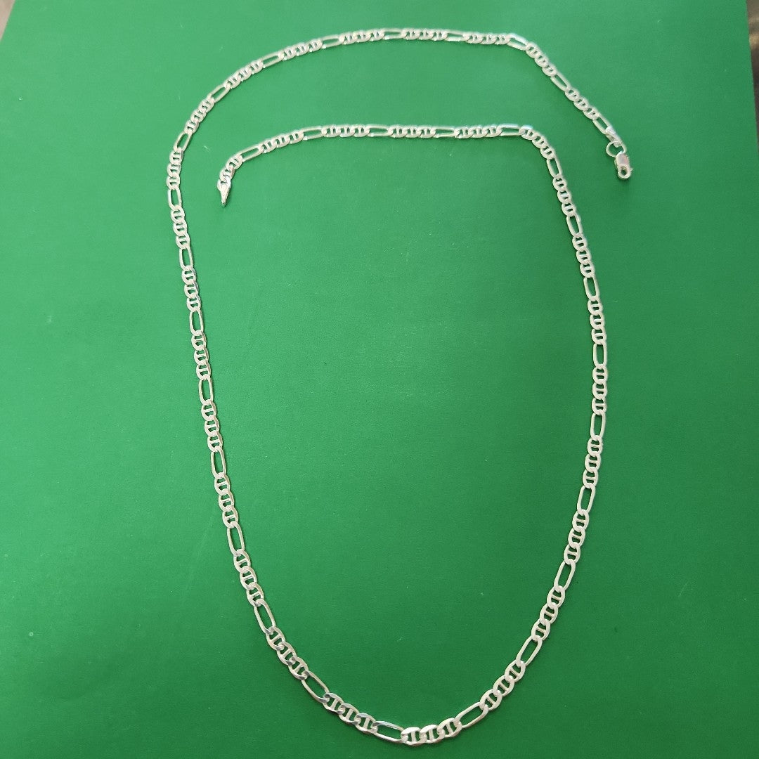 CADENA TEJIDO 3X1 PLATA .925 60 CM 8.4 GR (NUEVO)