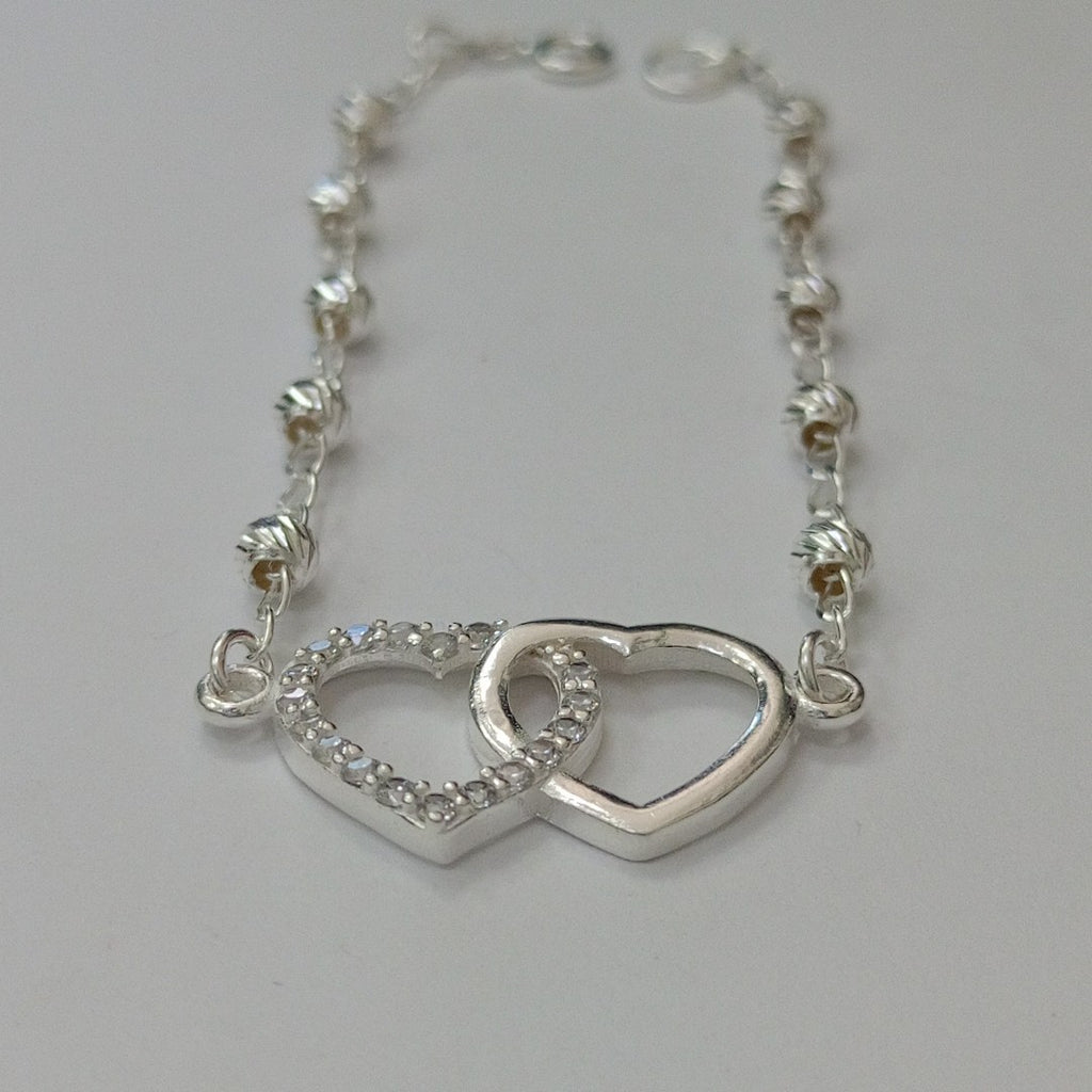 PULSERA TEJIDO TEJIDO ESPECIAL PLATA .925 18 CM 3.9 GR (NUEVO)