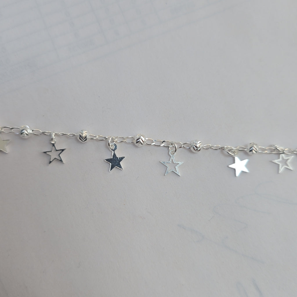 PULSERA TEJIDO ESPECIAL PLATA .925 18 CM 3.1 GR (NUEVO)
