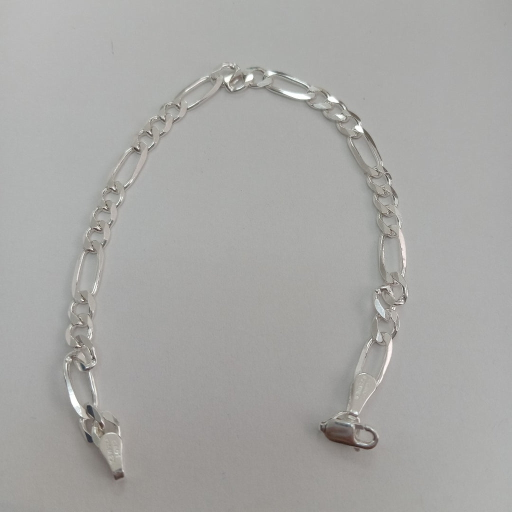 PULSERA TEJIDO 3X1 PLATA .925 18 CM 6 GR (NUEVO)