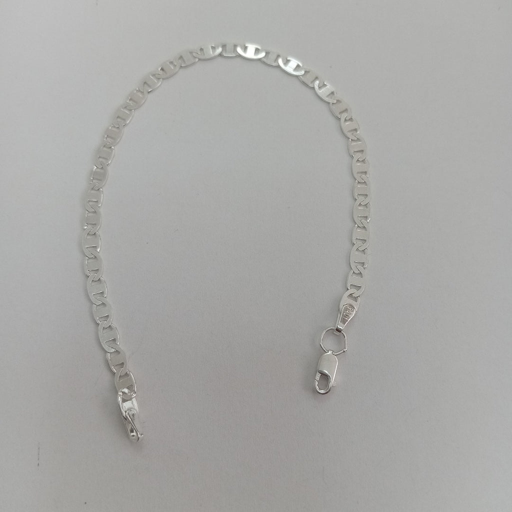 PULSERA TEJIDO GUCHI PLATA .925 18 CM 2.9 GR (NUEVO)