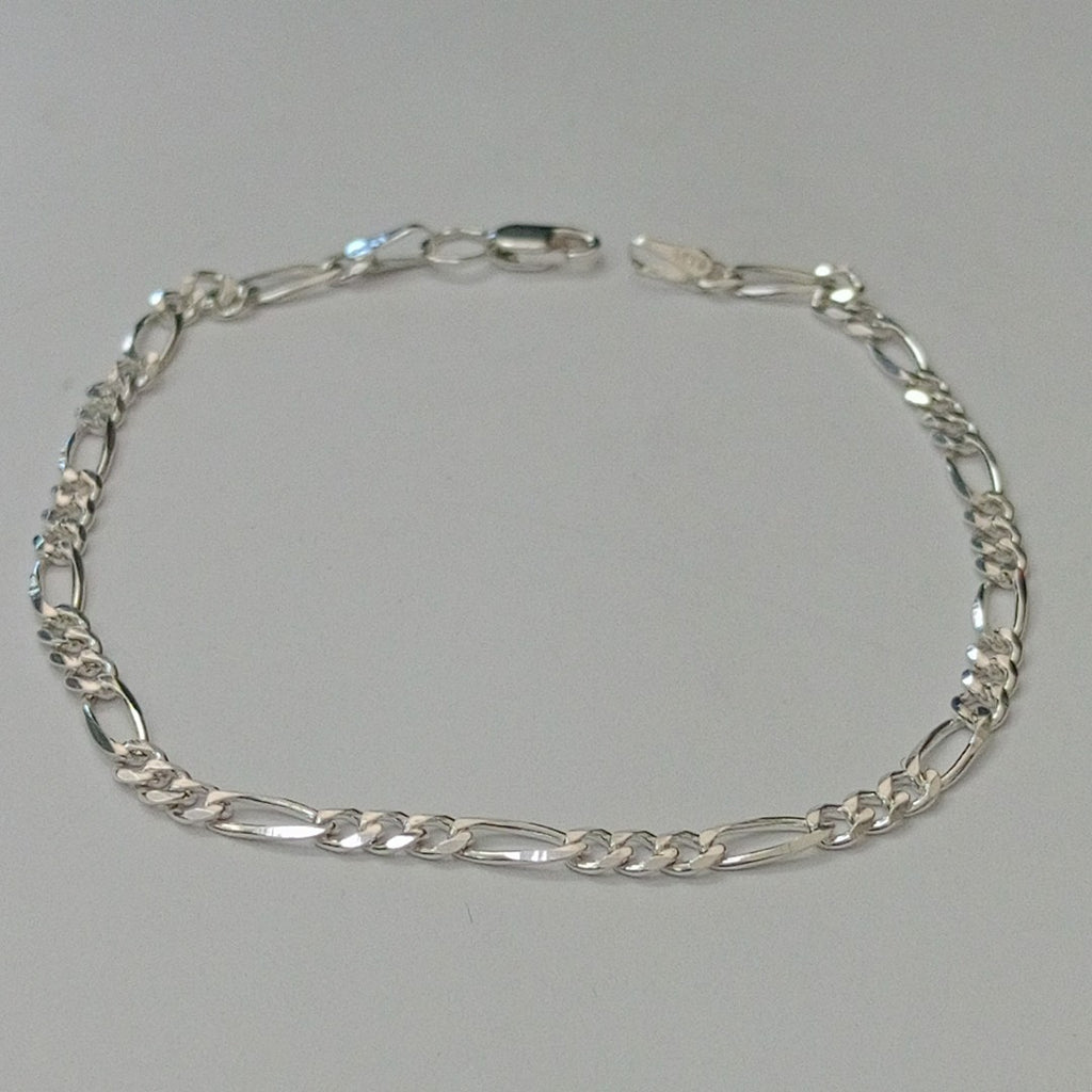 PULSERA TEJIDO 3X1 PLATA .925 18 CM 2.9 GR (NUEVO)