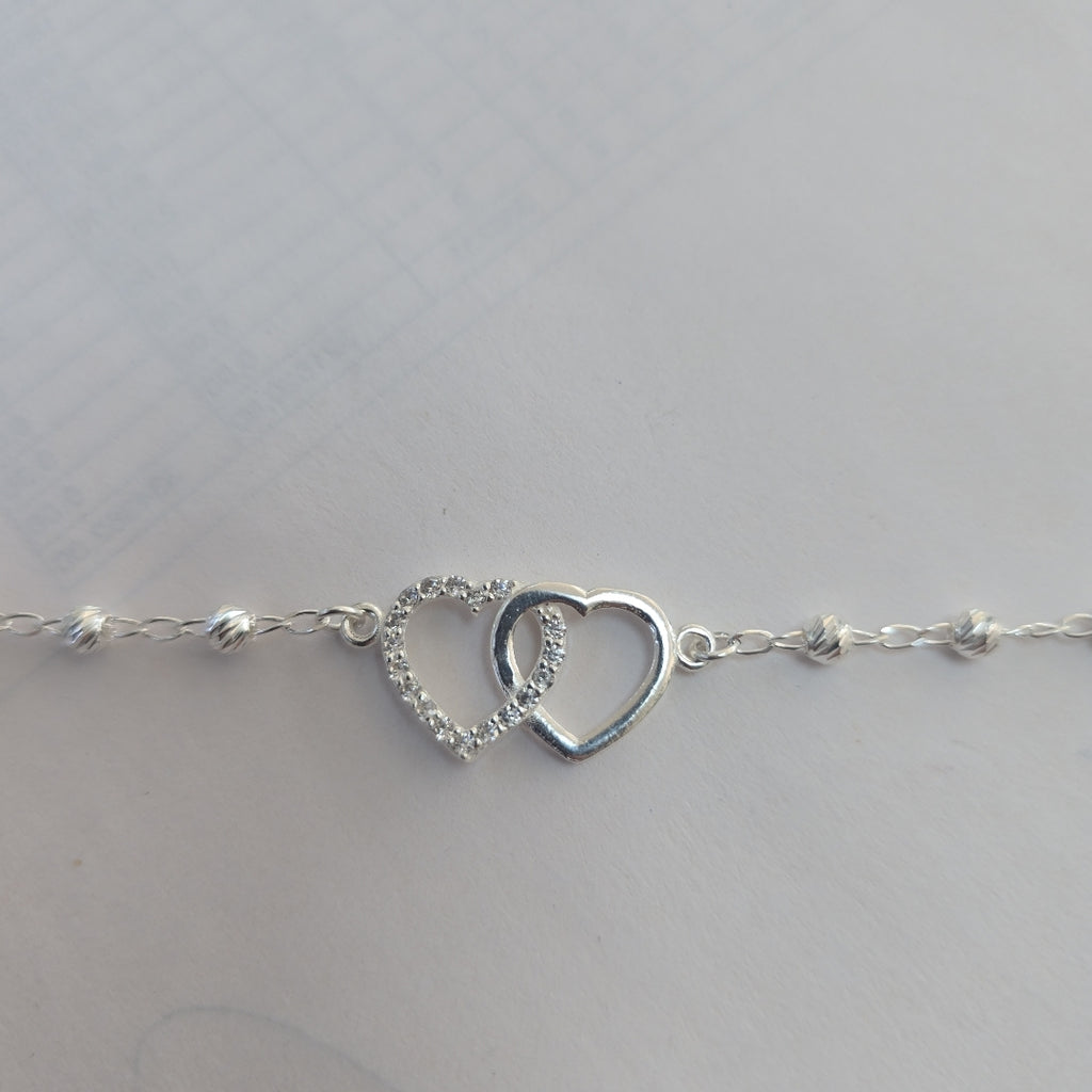 PULSERA TEJIDO TEJIDO ESPECIAL PLATA .925 18 CM 3.9 GR (NUEVO)