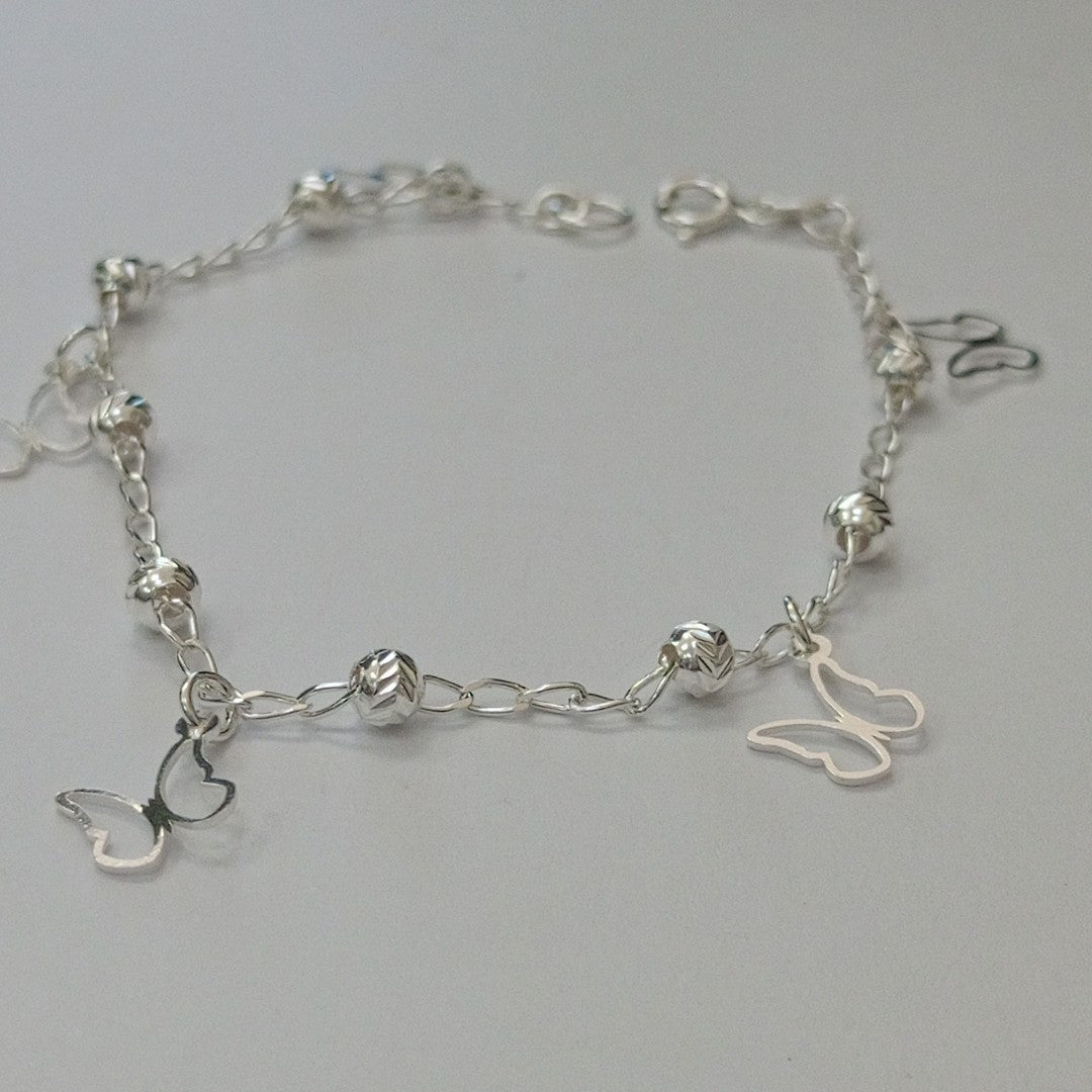 PULSERA TEJIDO ESPECIAL PLATA .925 18 CM 2.8 GR (NUEVO)