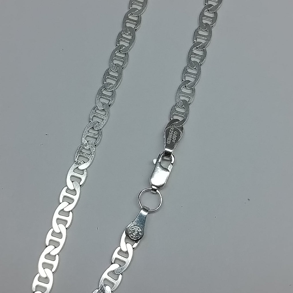 CADENA TEJIDO GUCHI PLATA .925 55 CM 12.5 GR (NUEVO)