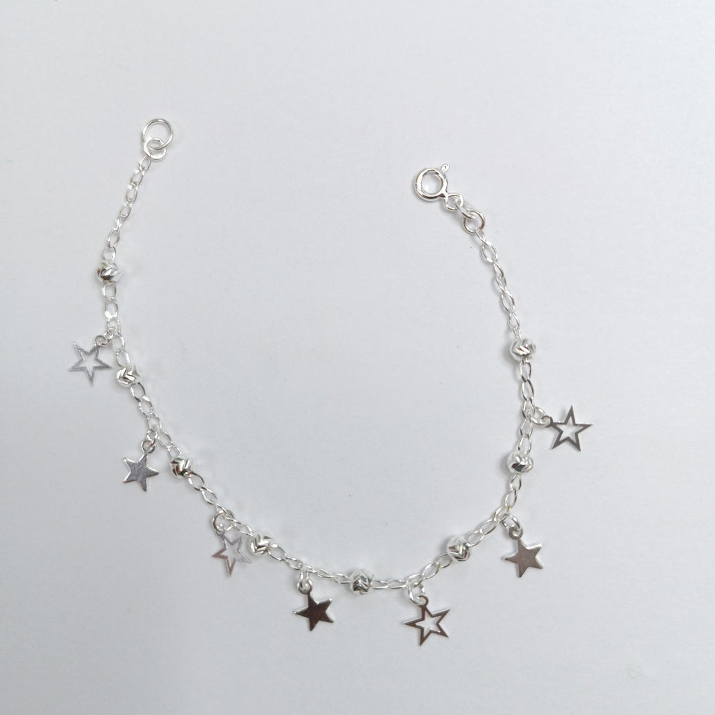 PULSERA TEJIDO ESPECIAL PLATA .925 18 CM 3.1 GR (NUEVO)