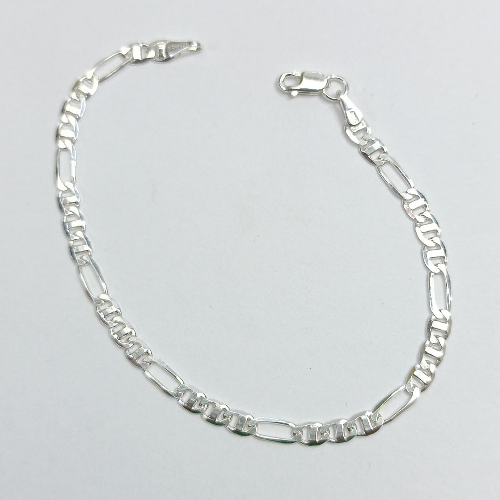 PULSERA TEJIDO 3X1 PLATA .925 16 CM 2.9 GR (NUEVO)