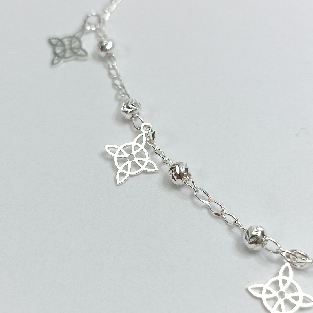PULSERA TEJIDO ESPECIAL PLATA .925 18 CM 3.2 GR (NUEVO)