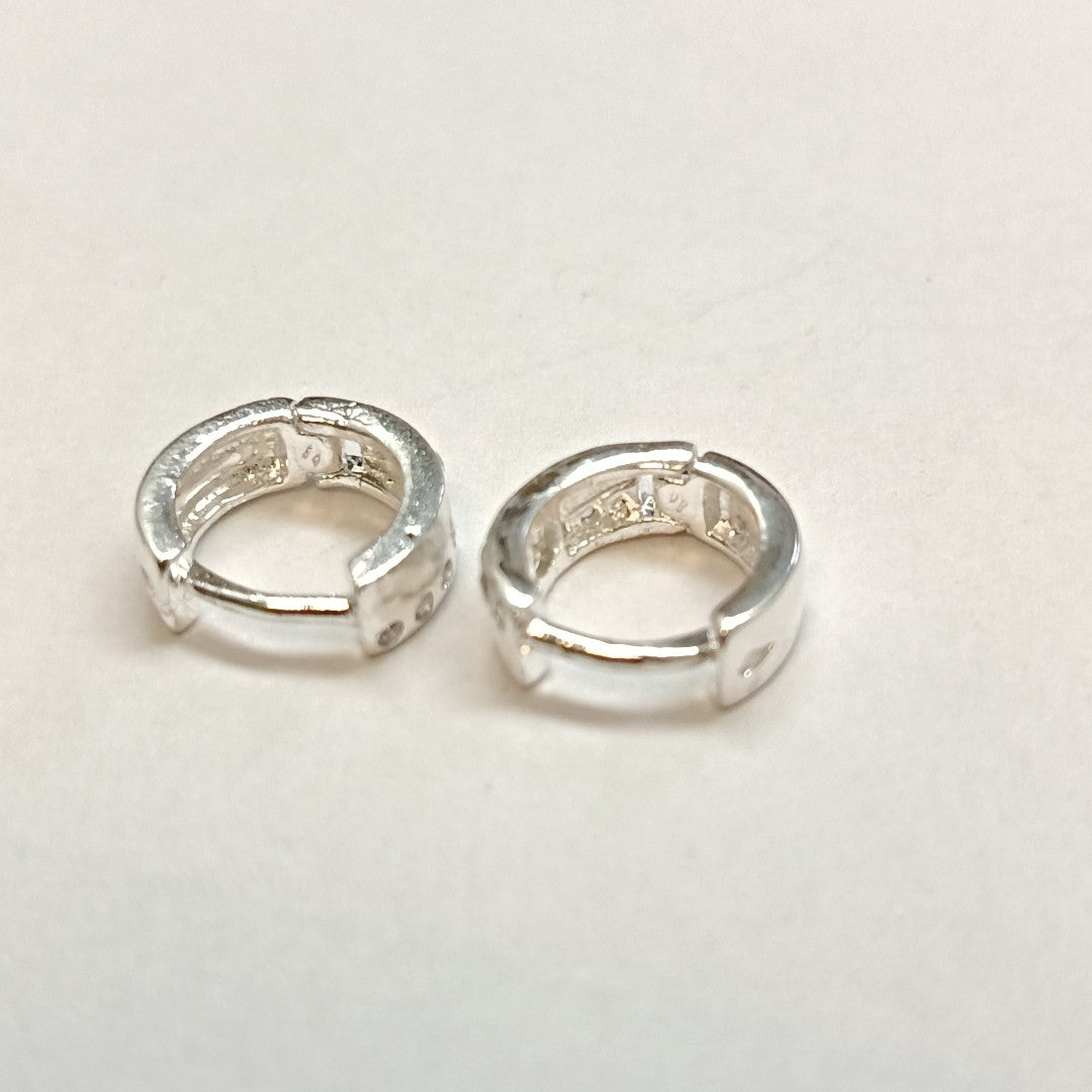 ARRACADAS C/CIRCONIAS PLATA .925 2.5 GR (NUEVO)