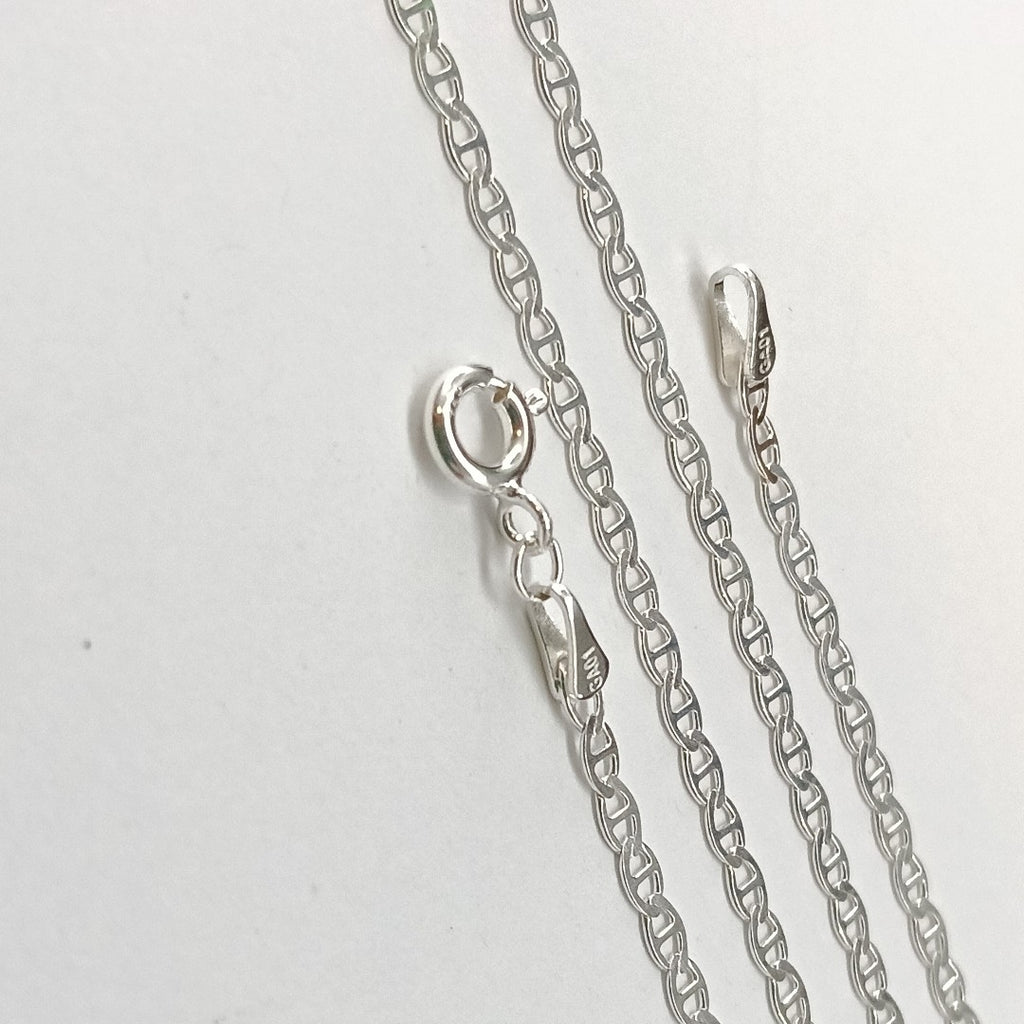 CADENA TEJIDO GUCHI PLATA .925 55 CM 3.4 GR (NUEVO)