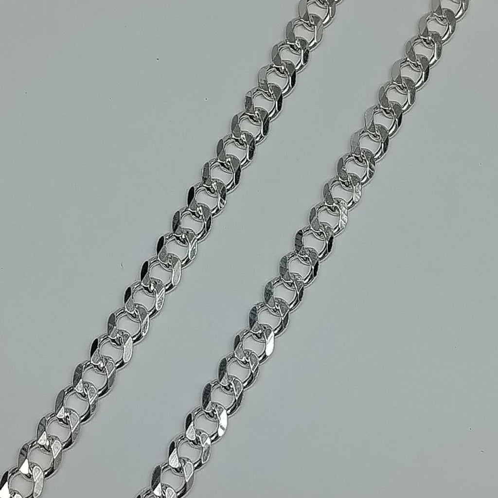 CADENA TEJIDO BARBADO PLATA .925 55 CM 12.9 GR (NUEVO)