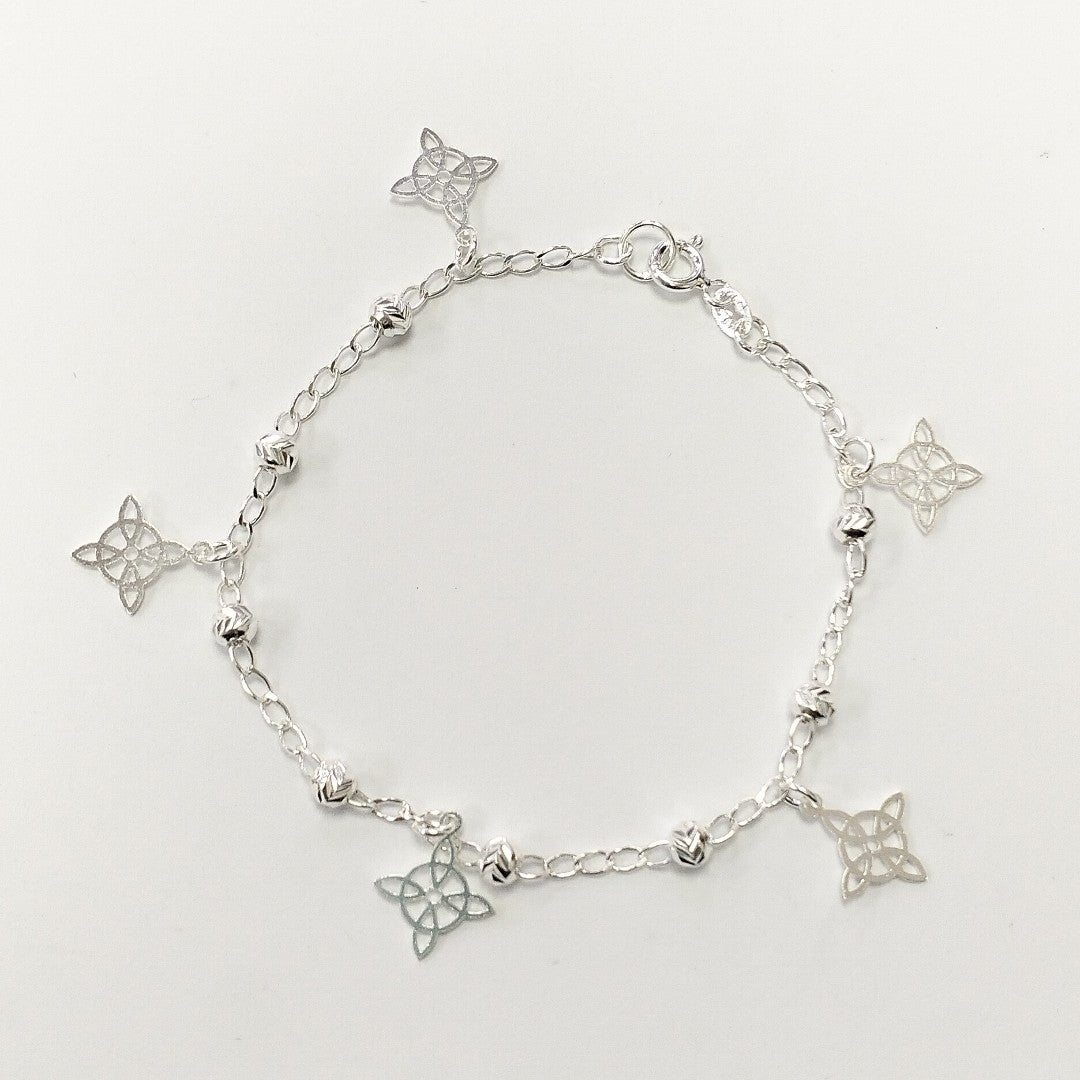 PULSERA TEJIDO ESPECIAL PLATA .925 18 CM 3.1 GR (NUEVO)