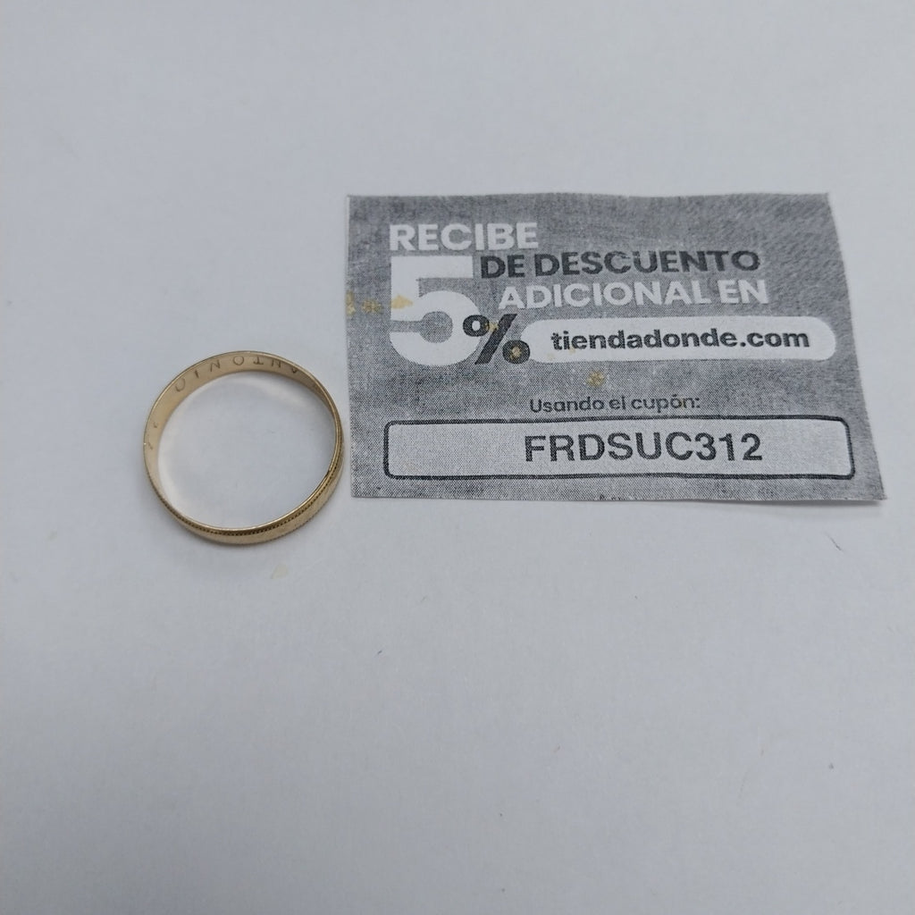 ARGOLLA ORO 10 K 1.5 GRMS (SEMINUEVO)