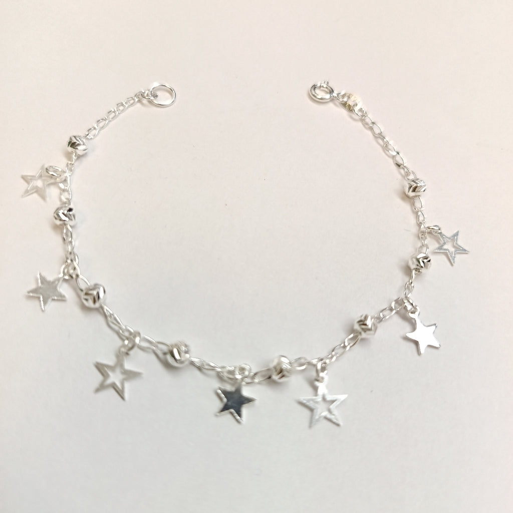 PULSERA TEJIDO ESPECIAL PLATA .925 18 CM 3.1 GR (NUEVO)