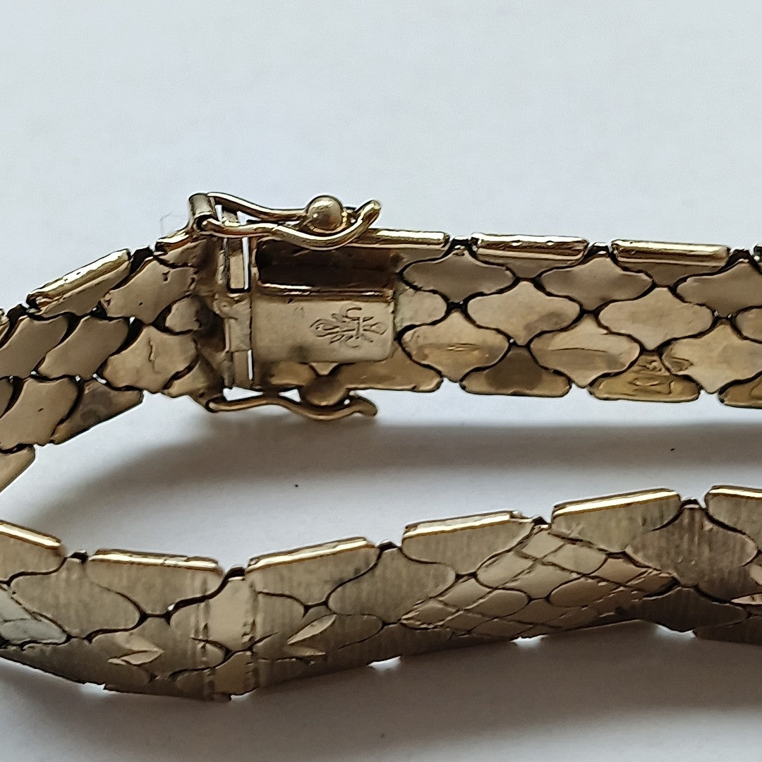 PULSERA RIGIDA ORO 8 K 23.2 GRMS (SEMINUEVO)