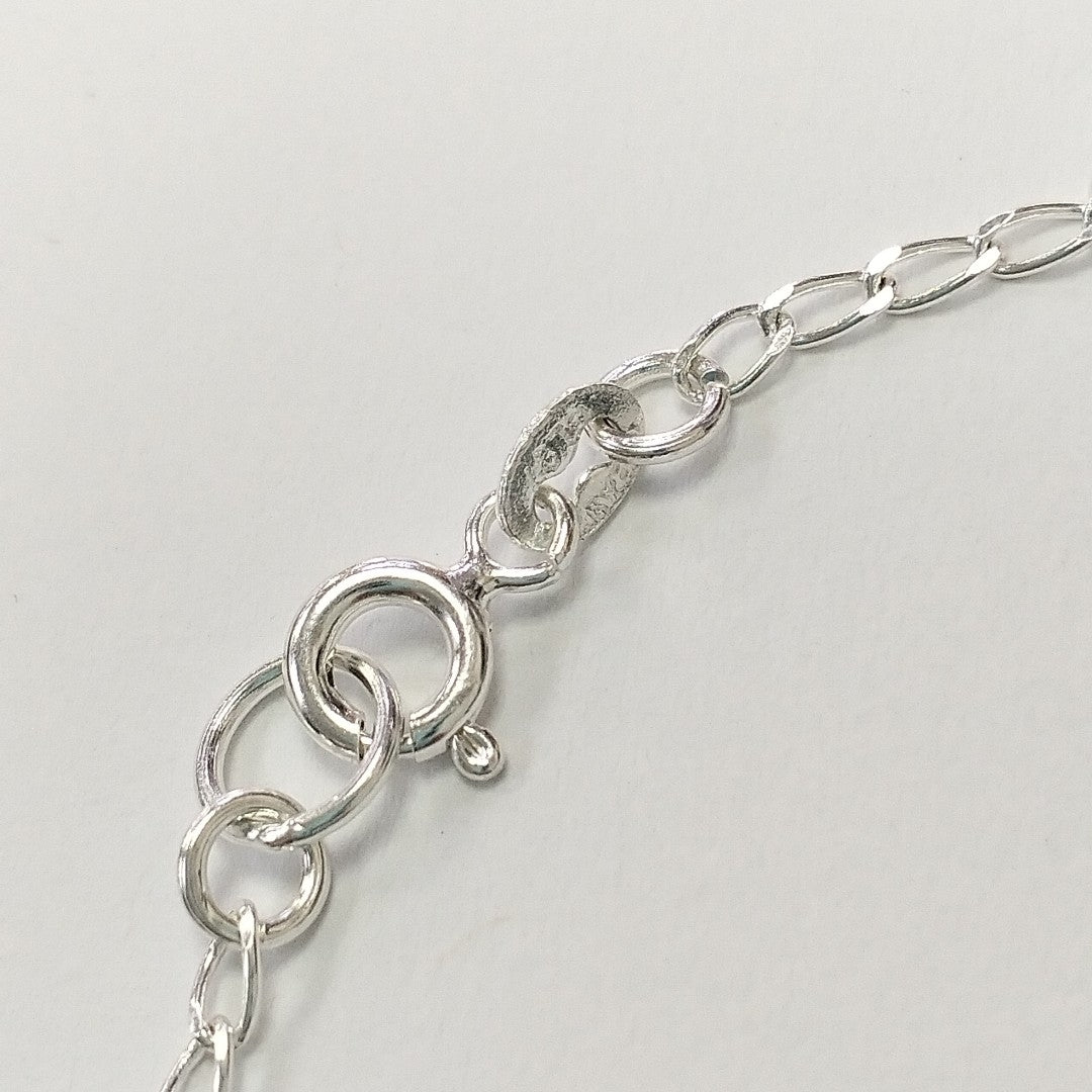 PULSERA TEJIDO ESPECIAL PLATA .925 18 CM 2.7 GR (NUEVO)