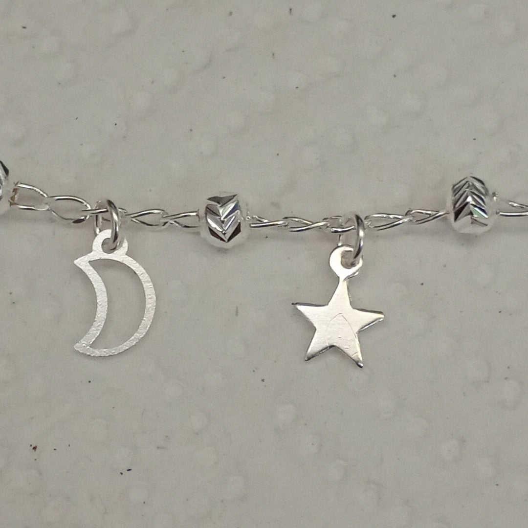 PULSERA TEJIDO TEJIDO ESPECIAL PLATA .925 18 CM 3.1 GR (NUEVO)