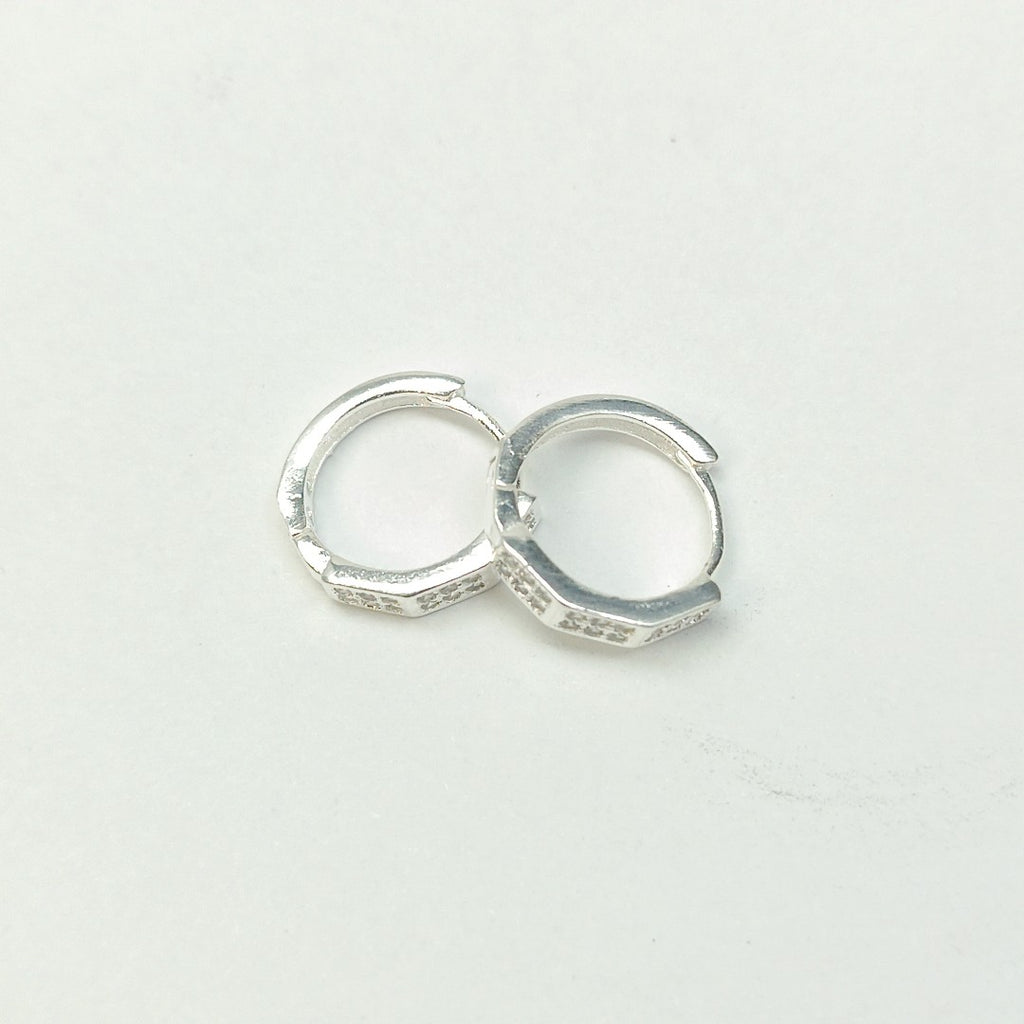ARRACADAS C/CIRCONIAS PLATA .925 2.6 GR (NUEVO)