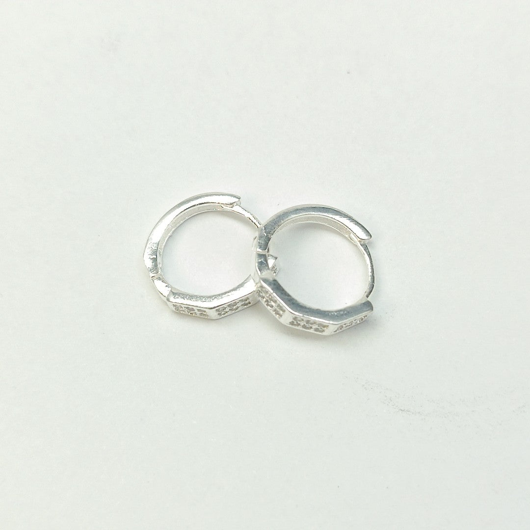 ARRACADAS C/CIRCONIAS PLATA .925 2.6 GR (NUEVO)