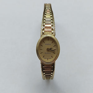RELOJ CAJA Y PULSO ORO ORO COMBINADO 14 K 21 GRMS (SEMINUEVO)