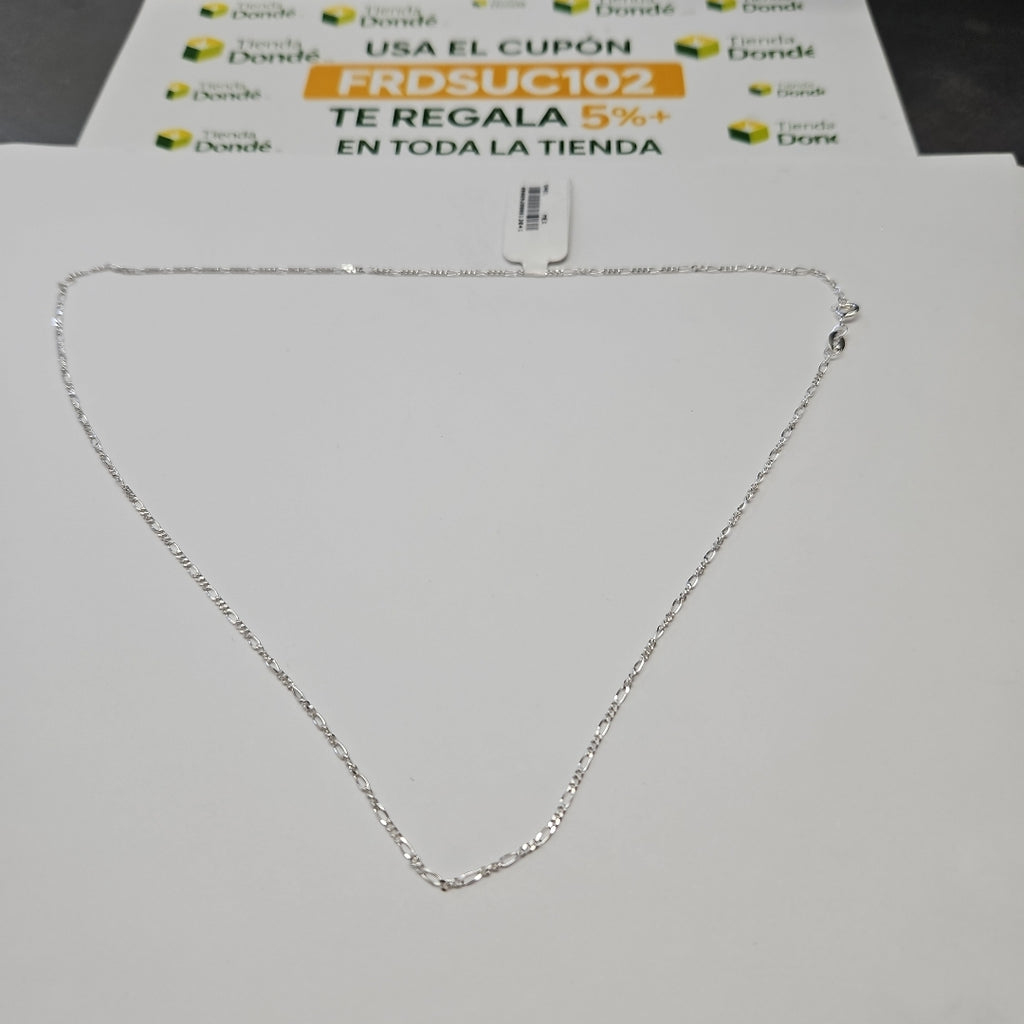 CADENA TEJIDO 3X1 PLATA .925 50 CM 2.2 GR (NUEVO)