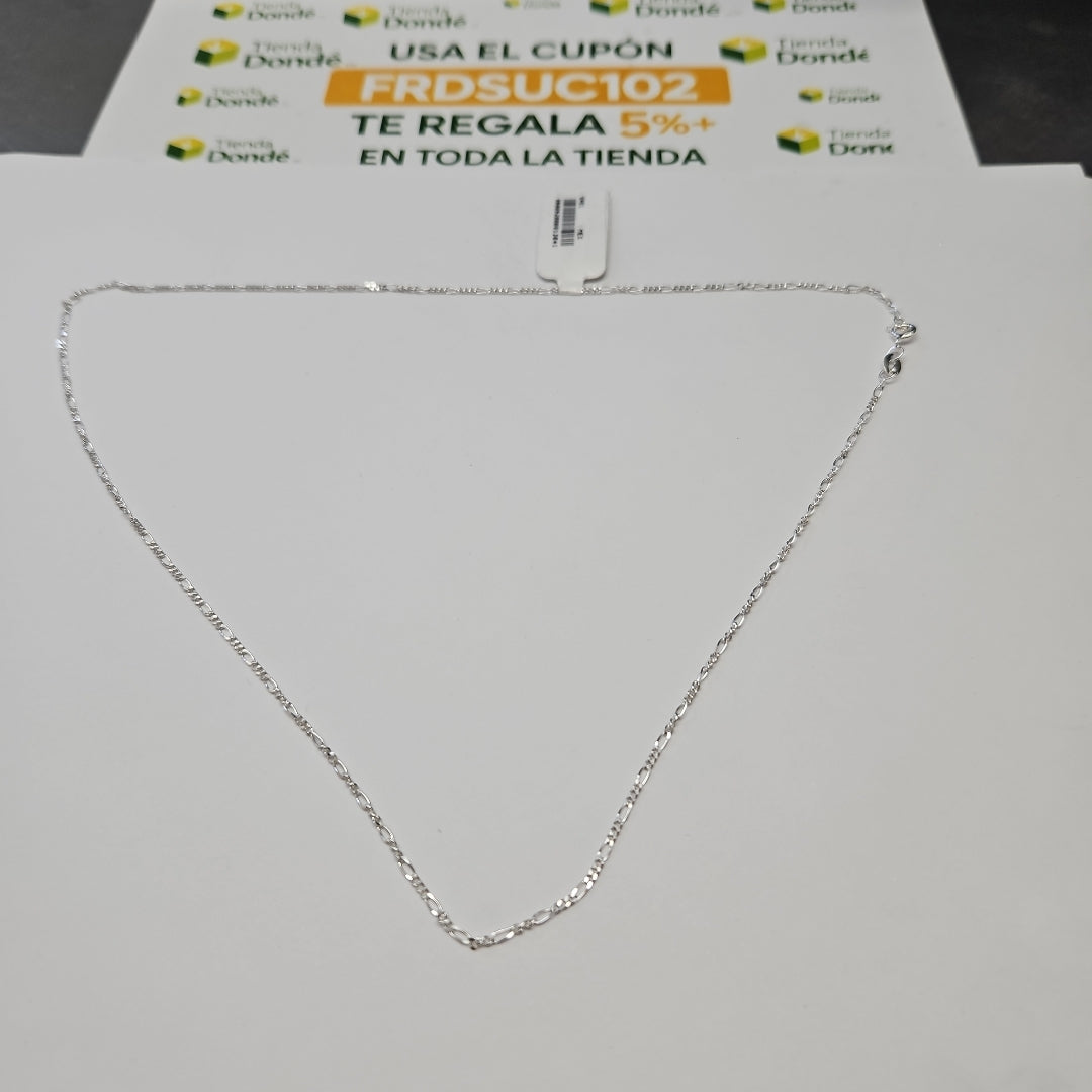 CADENA TEJIDO 3X1 PLATA .925 50 CM 2.2 GR (NUEVO)