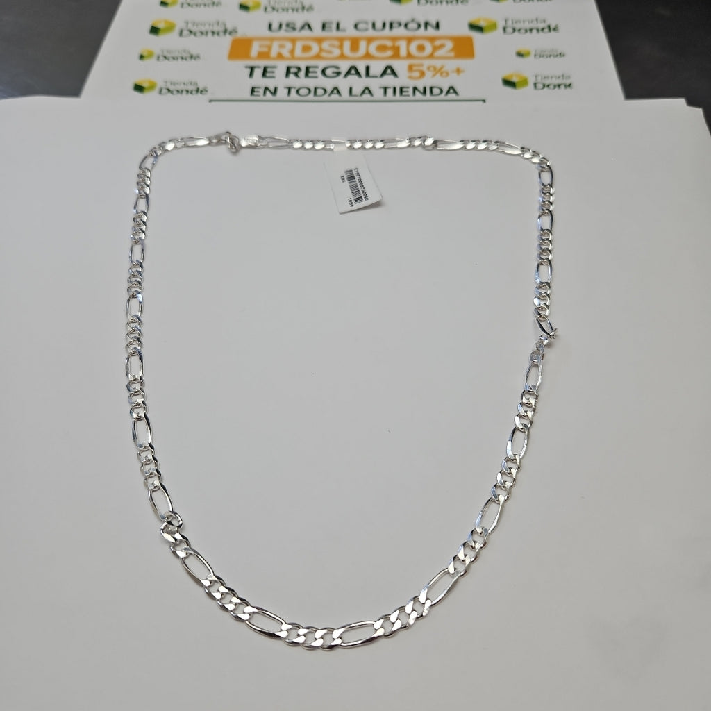 CADENA TEJIDO 3X1 PLATA .925 55 CM 15.9 GR (NUEVO)