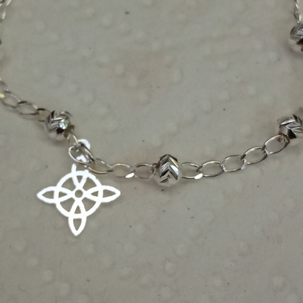 PULSERA TEJIDO ESPECIAL PLATA .925 18 CM 3.2 GR (NUEVO)