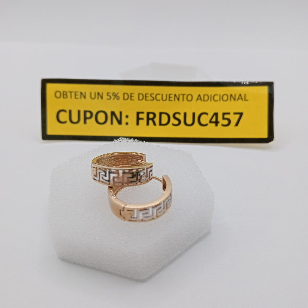 ARRACADAS PAR ORO COMBINADO 10 K 2.3 GRMS (SEMINUEVO)