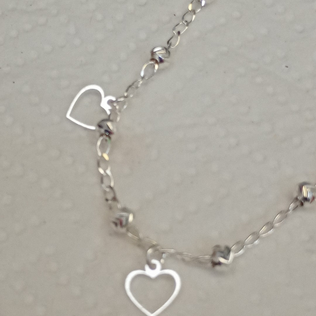PULSERA TEJIDO ESPECIAL PLATA .925 18 CM 2.7 GR (NUEVO)