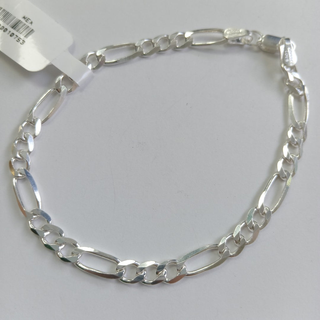 PULSERA TEJIDO 3X1 PLATA .925 18 CM 5.8 GR (NUEVO)