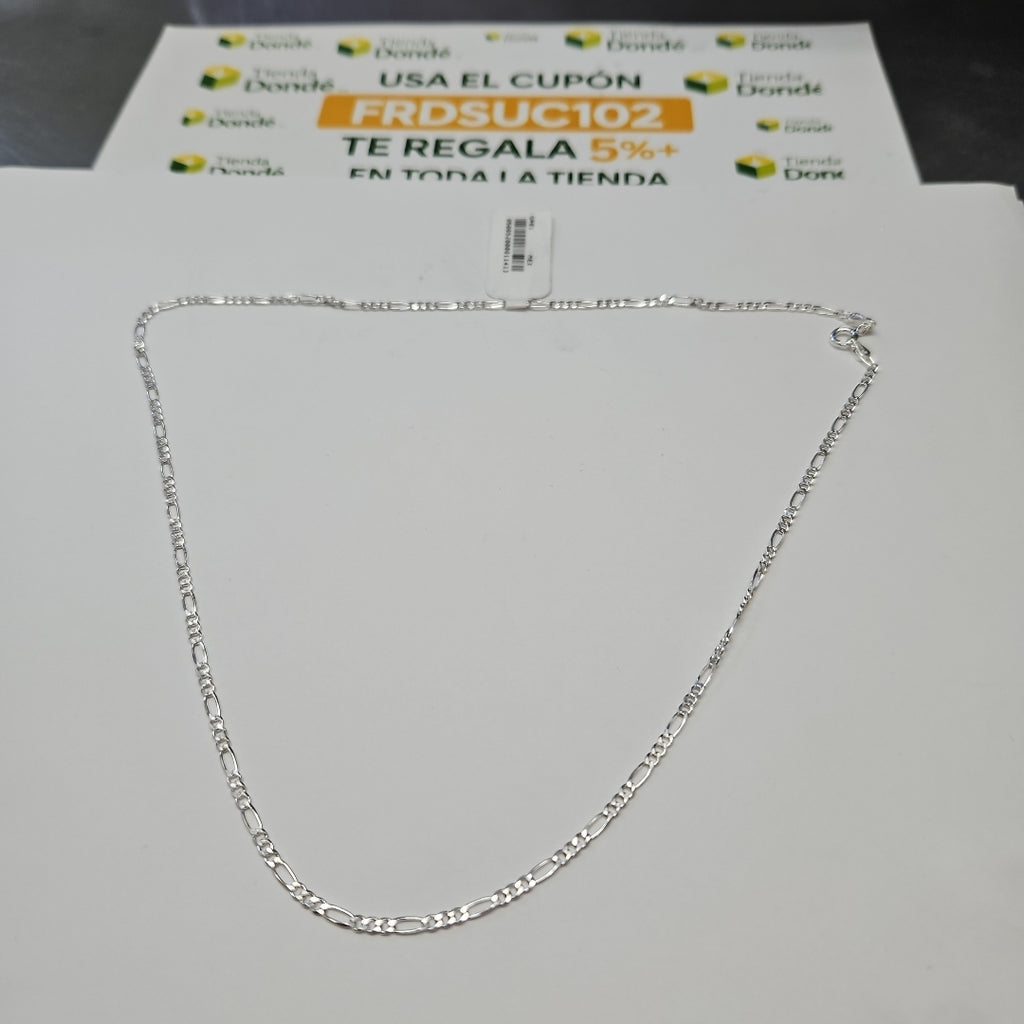 CADENA TEJIDO 3X1 PLATA .925 50 CM 4.3 GR (NUEVO)