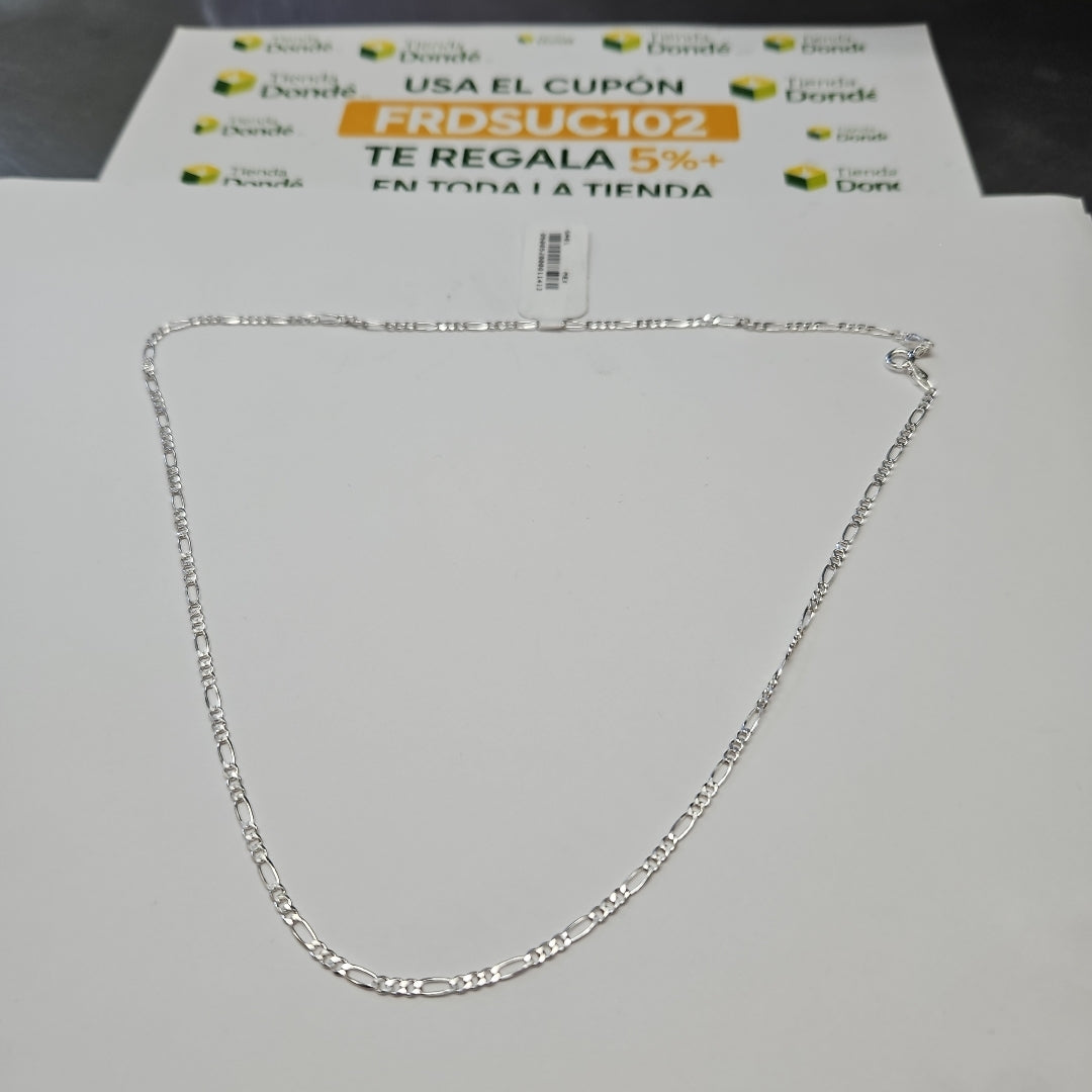 CADENA TEJIDO 3X1 PLATA .925 50 CM 4.3 GR (NUEVO)