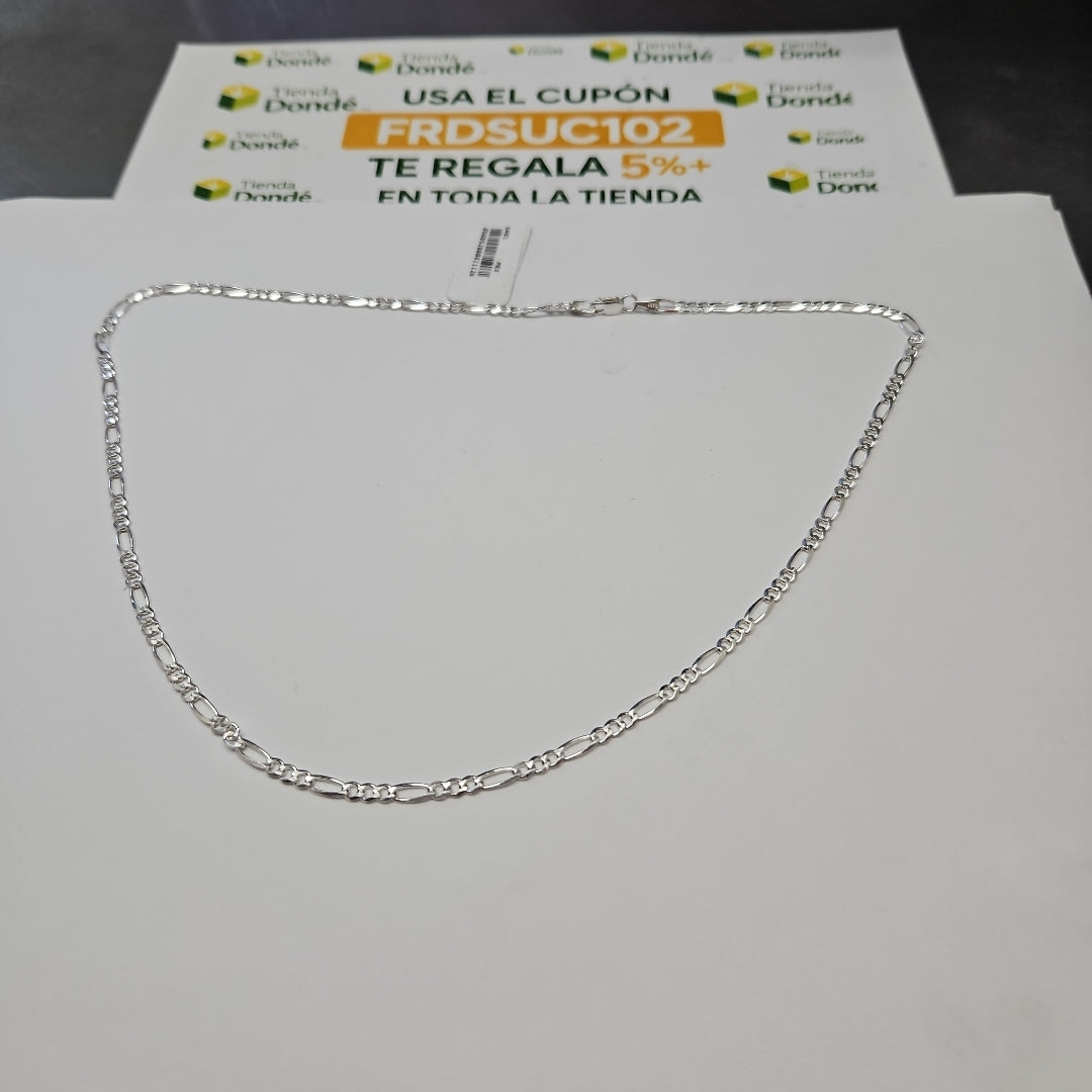CADENA TEJIDO 3X1 PLATA .925 50 CM 7 GR (NUEVO)