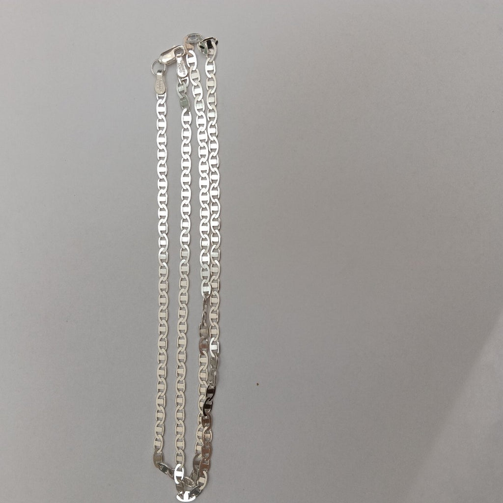 CADENA TEJIDO GUCHI PLATA .925 60 CM 9.7 GR (NUEVO)