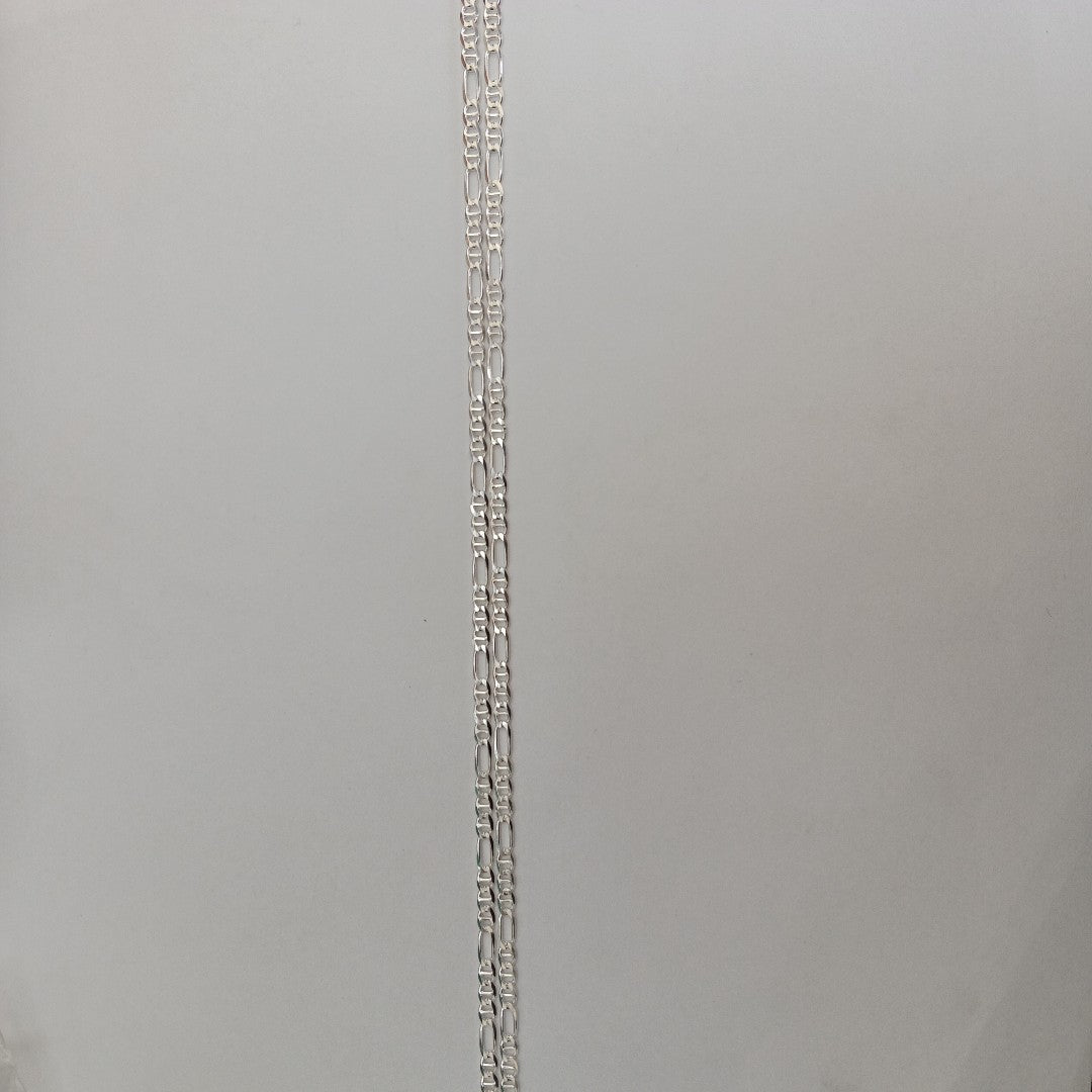 CADENA TEJIDO MARINERO PLATA .925 55 CM 8.1 GR (NUEVO)