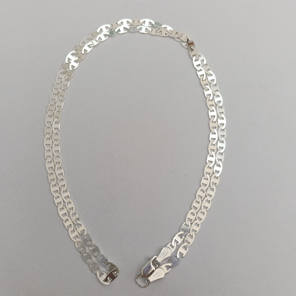 CADENA TEJIDO GUCHI PLATA .925 55 CM 8.3 GR (NUEVO)
