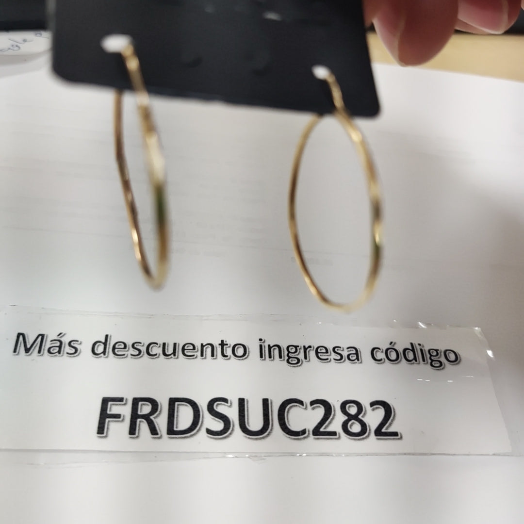 ARRACADAS PAR ORO 10 K 2.1 GRMS (SEMINUEVO)