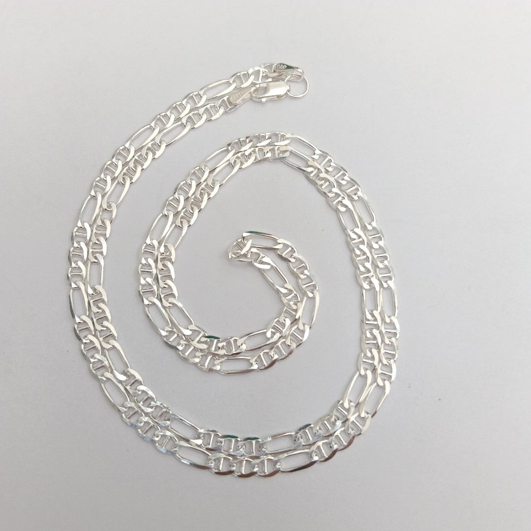 CADENA TEJIDO 3X1 PLATA .925 60 CM 8.1 GR (NUEVO)