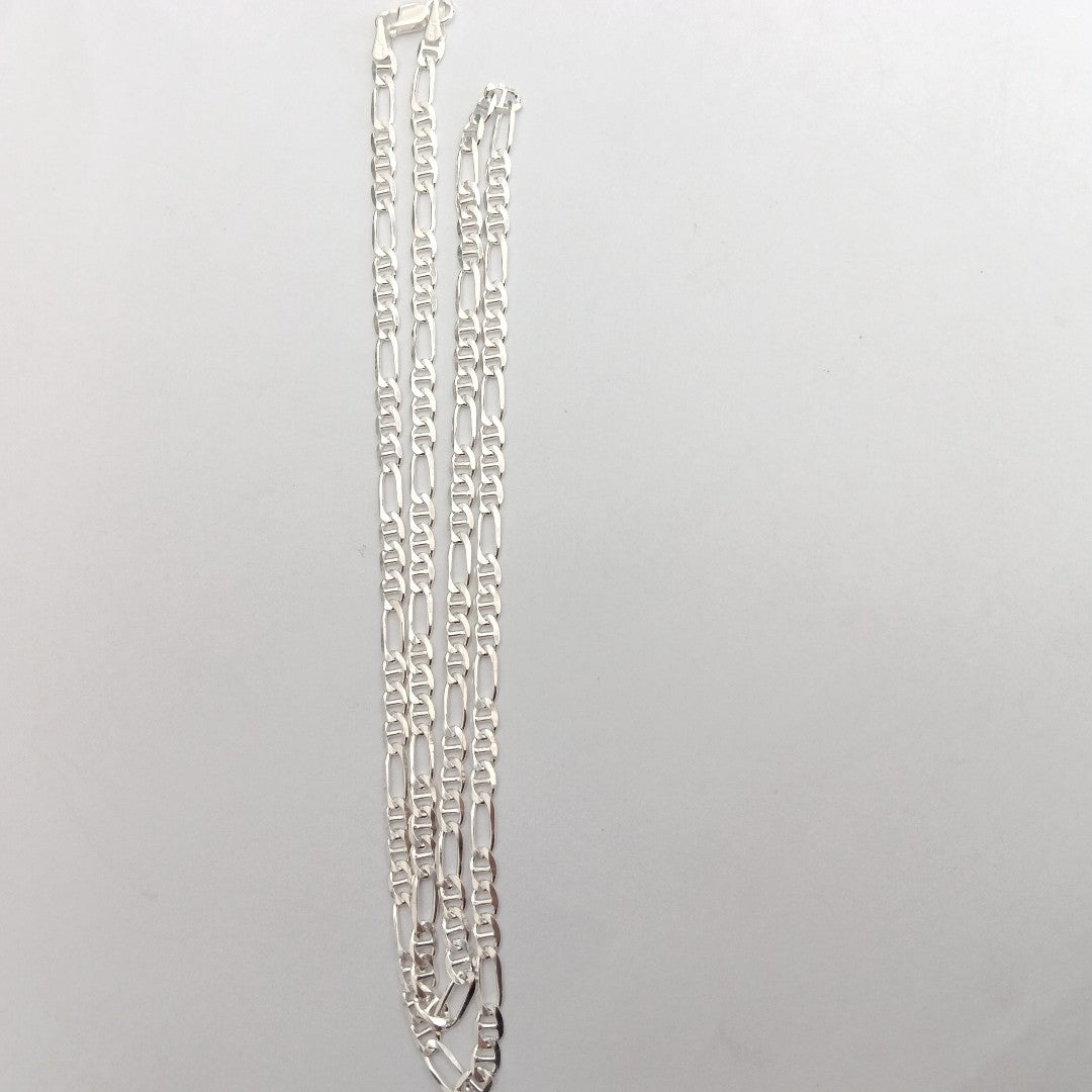 CADENA TEJIDO MARINERO PLATA .925 55 CM 6.9 GR (NUEVO)