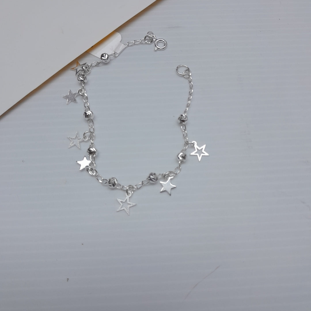 PULSERA TEJIDO ESPECIAL PLATA .925 18 CM 3.1 GR (NUEVO)