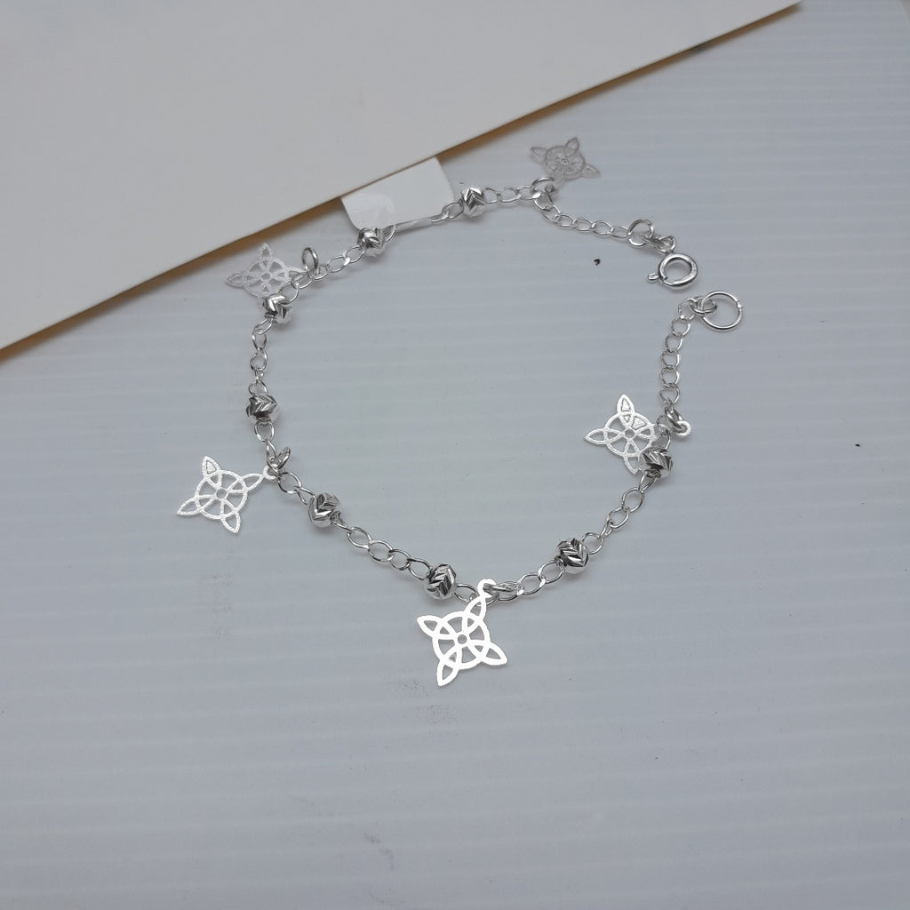 PULSERA TEJIDO ESPECIAL PLATA .925 18 CM 3.2 GR (NUEVO)