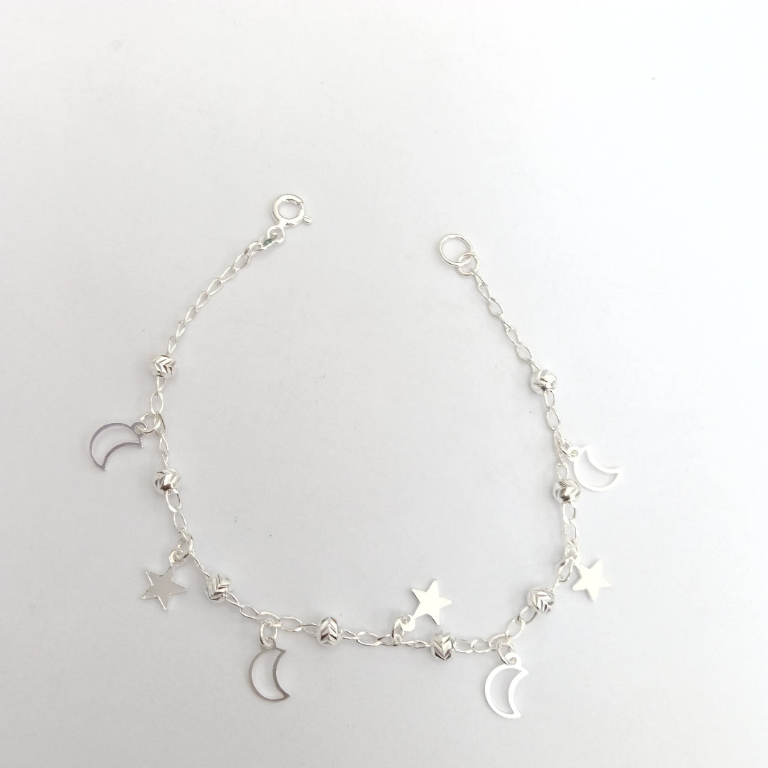 PULSERA TEJIDO TEJIDO ESPECIAL PLATA .925 18 CM 3.1 GR (NUEVO)