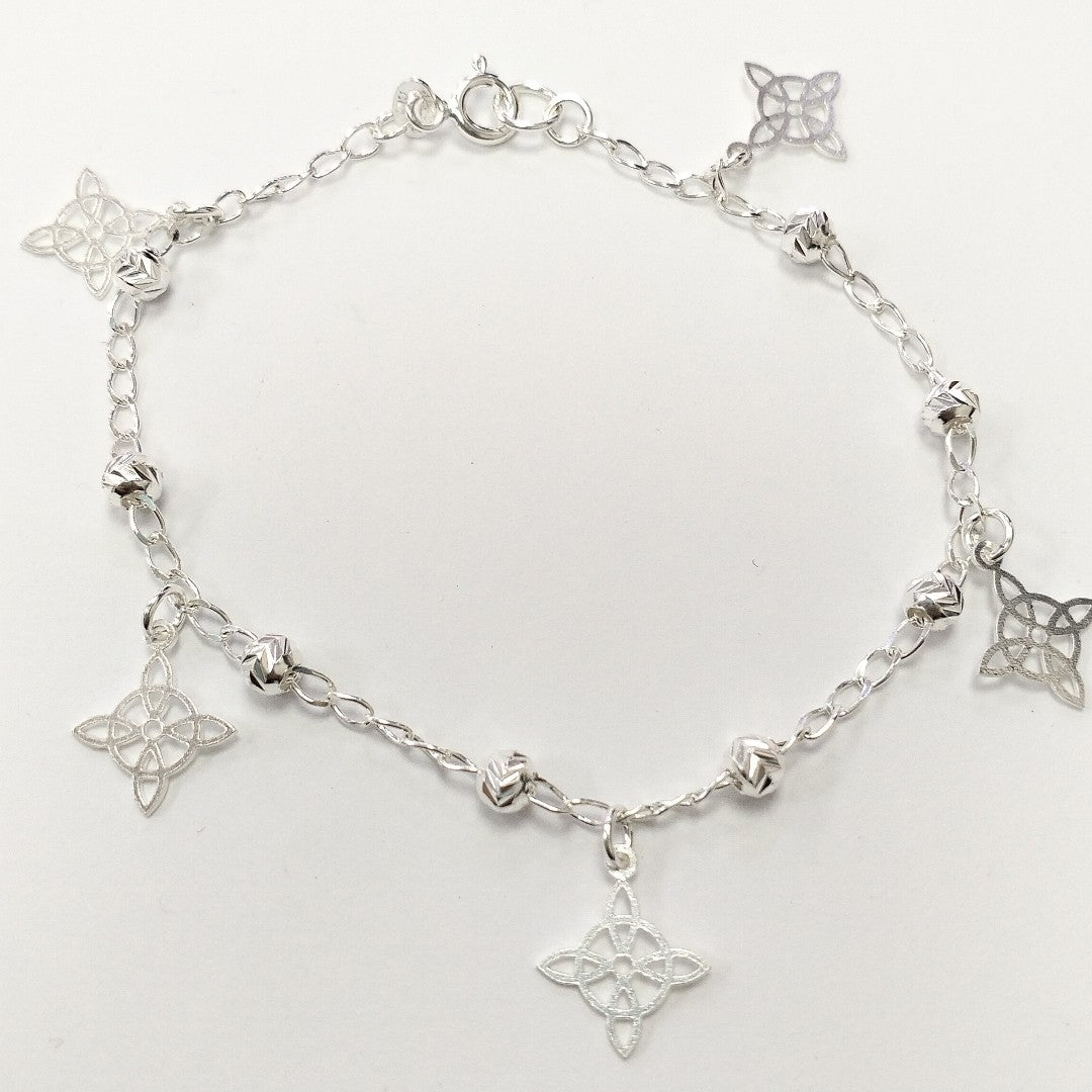 PULSERA TEJIDO ESPECIAL PLATA .925 18 CM 3.1 GR (NUEVO)