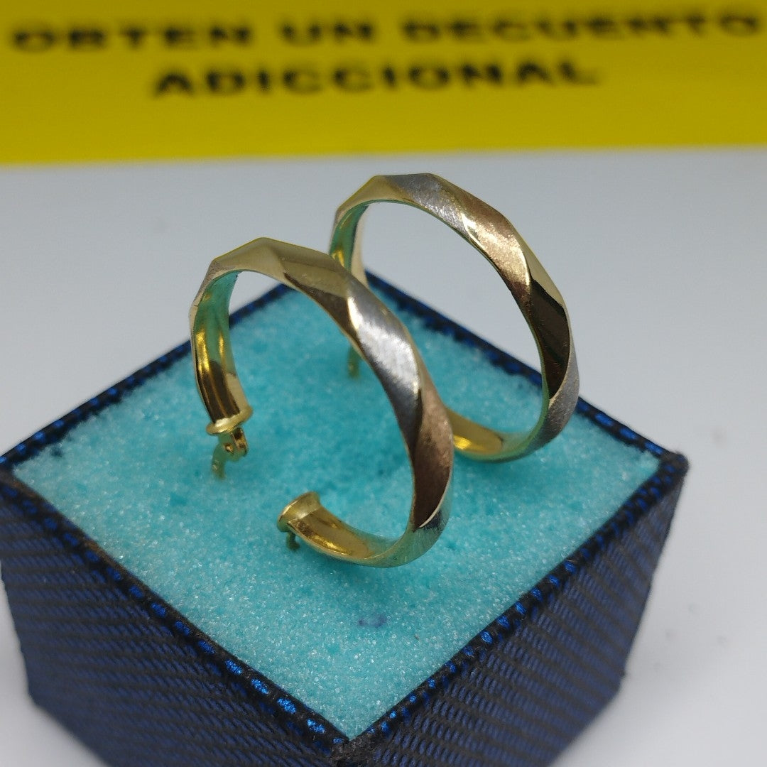 ARRACADAS PAR ORO 14 K 2,10 GRMS (SEMINUEVO)
