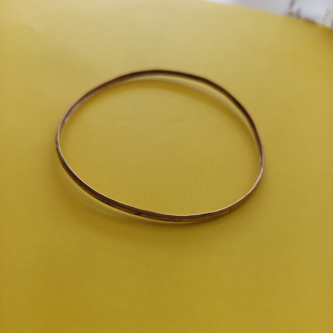 PULSERA RIGIDA ORO, ORO COMBINADO 8 K 2.7 GRMS (SEMINUEVO)