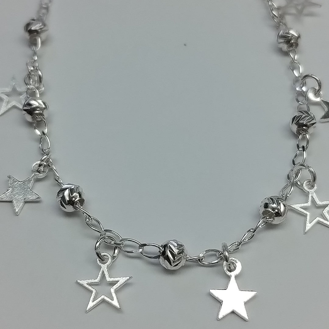 PULSERA TEJIDO ESPECIAL PLATA .925 18 CM 3 GR (NUEVO)