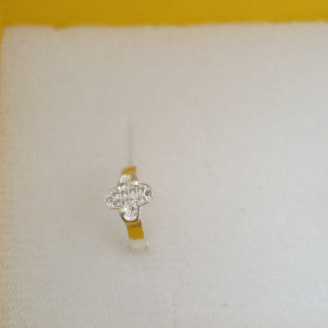 ARRACADAS C/CIRCONIAS PLATA .925 1.9 GR (NUEVO)